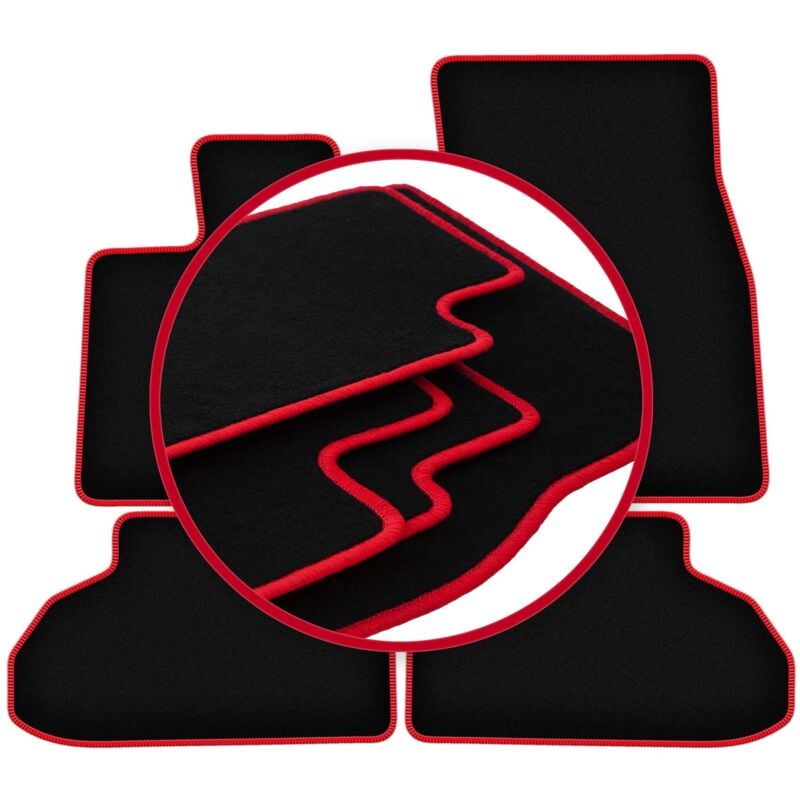 foto del prodotto tappetini auto carlux red per bmw x6 f16 suv 2014 