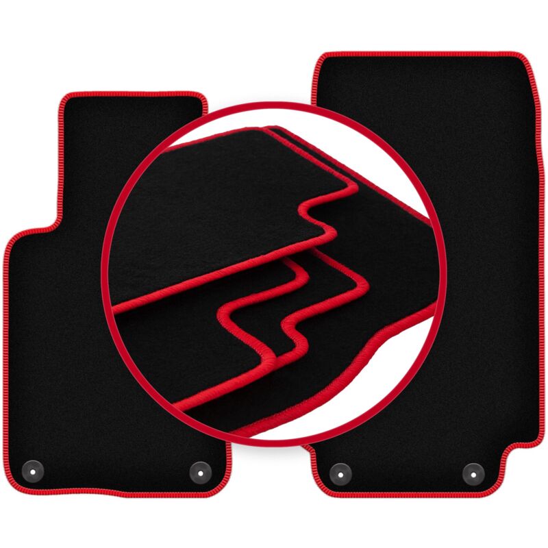foto del prodotto tappetini auto carlux red per bmw z3 e36 7 decappottabile 1997 2002 