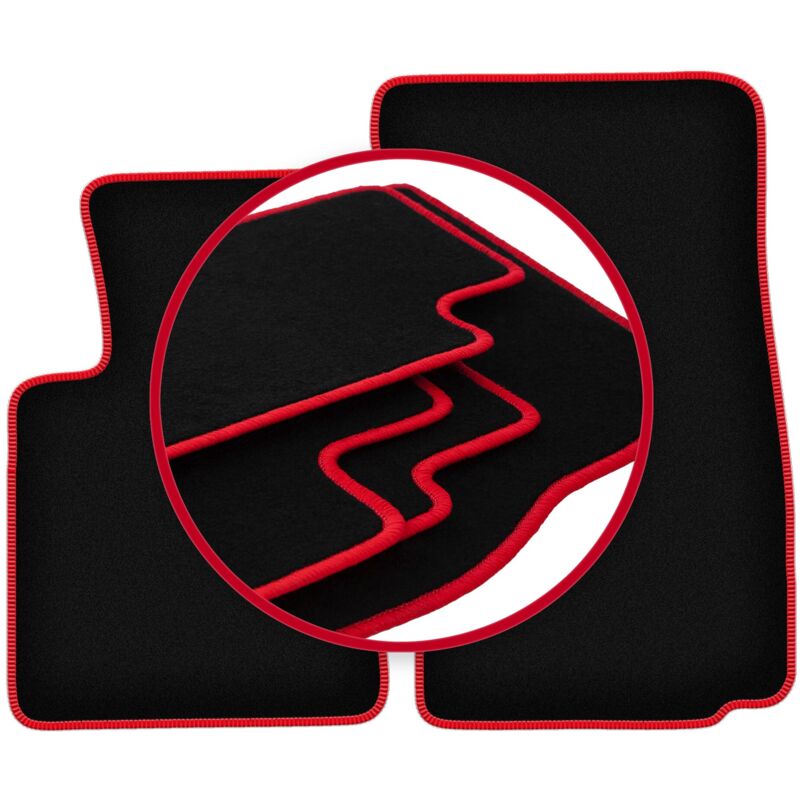 foto del prodotto tappetini auto carlux red per bmw z4 e86 coup 2002 2008 