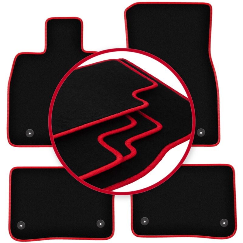 foto del prodotto tappetini auto carlux red per cadilac ct6 0 2016 