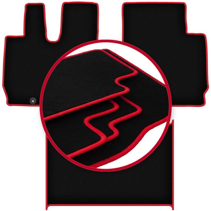 foto del prodotto tappetini auto carlux red per camion iveco stralis 2013 2019 
