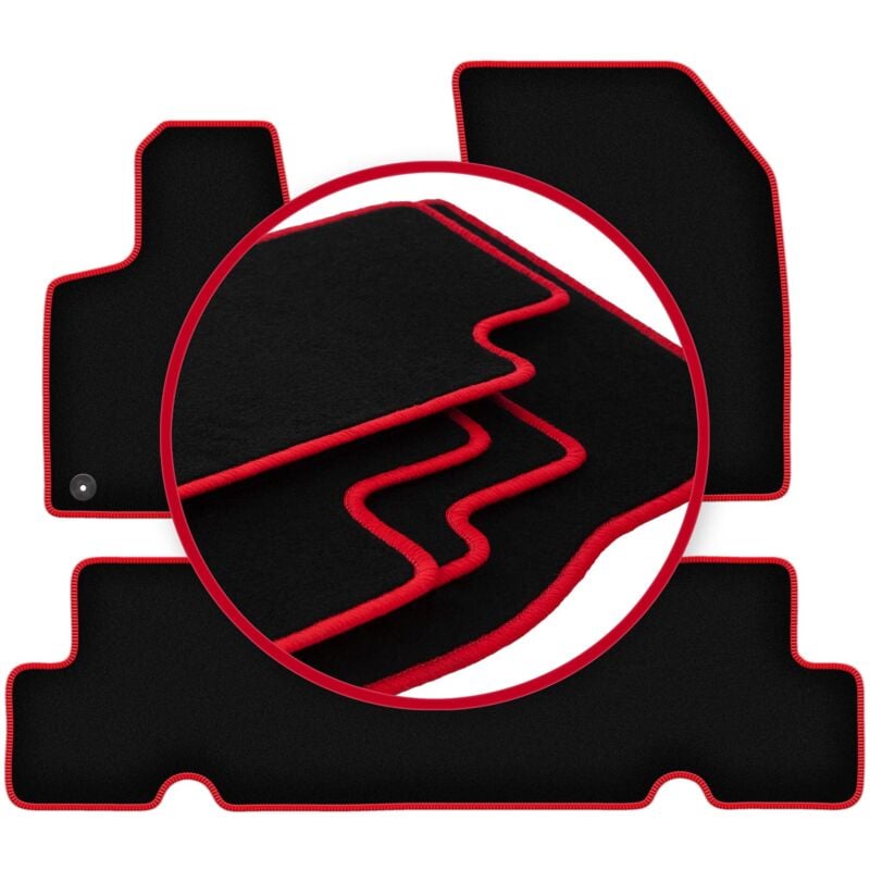 foto del prodotto tappetini auto carlux red per citroen c4 grand picasso ii monovolume 2013 