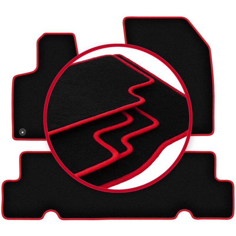 foto del prodotto tappetini auto carlux red per citroen c4 picasso ii monovolume 2013 