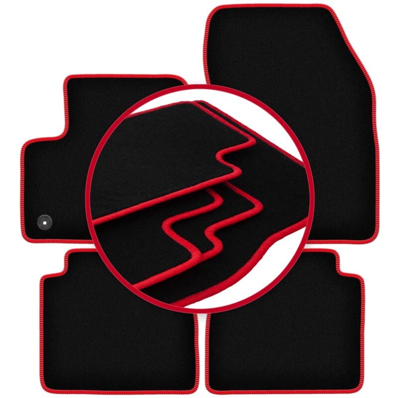 foto del prodotto tappetini auto carlux red per citroen e c4 hatchback 2021 