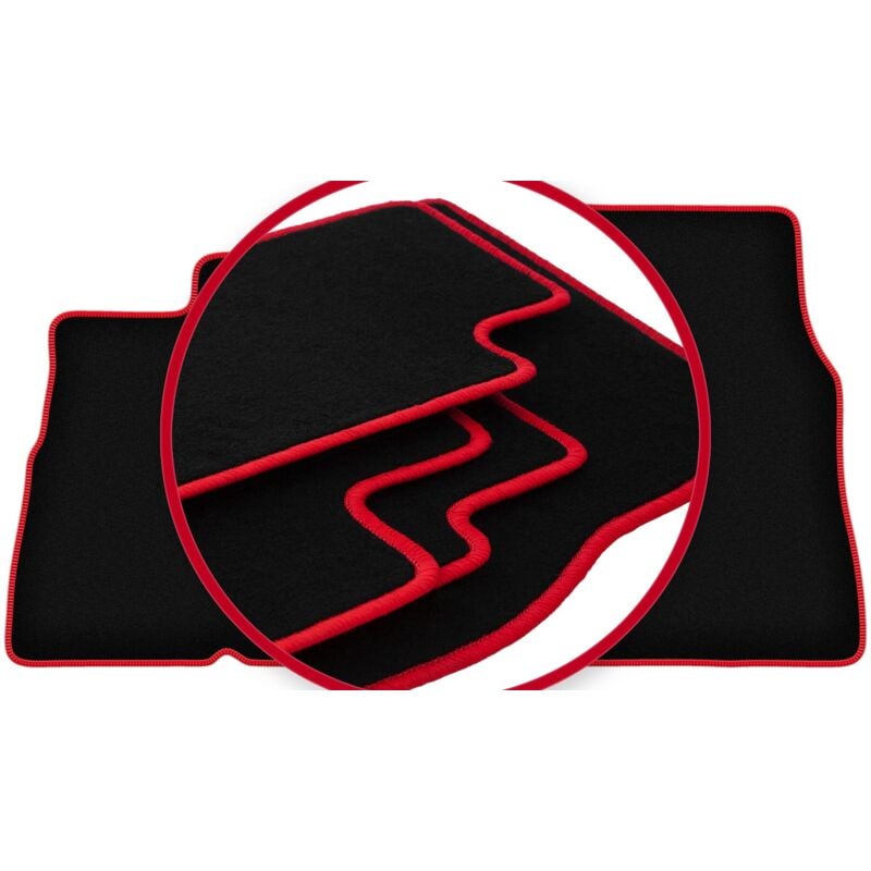 foto del prodotto tappetini auto carlux red per citroen jumper i furgone 1994 2006 