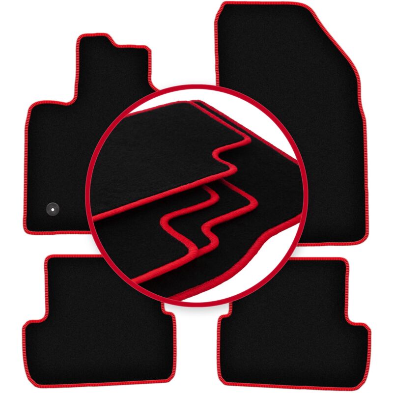 foto del prodotto tappetini auto carlux red per dacia sandero iii hatchback 2021 