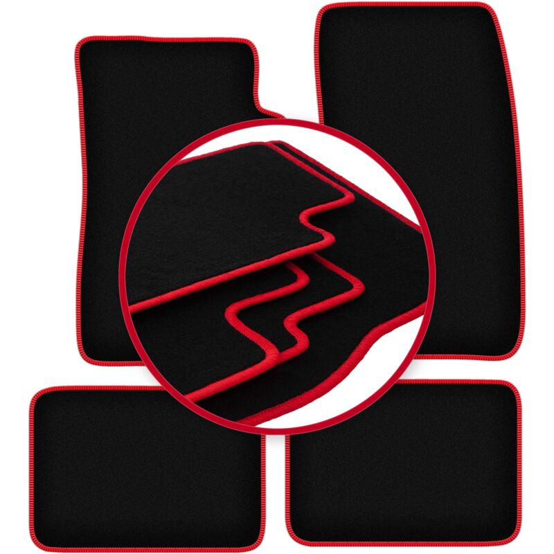 foto del prodotto tappetini auto carlux red per daihatsu feroza f300 f310 fuoristrada 1989 1998 