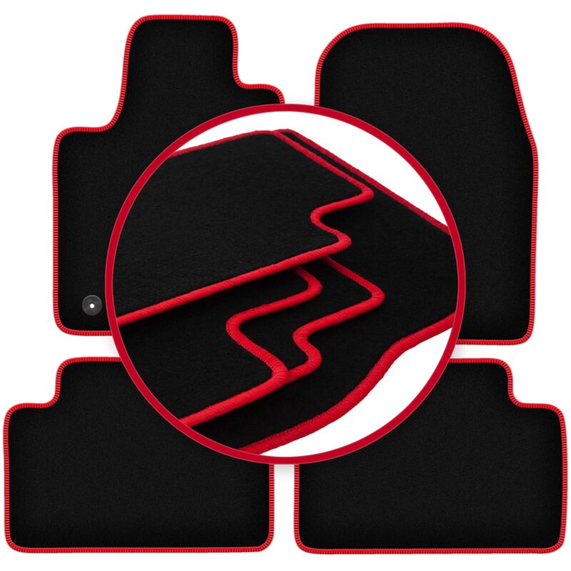 foto del prodotto tappetini auto carlux red per dodge durango iii off road 2010 