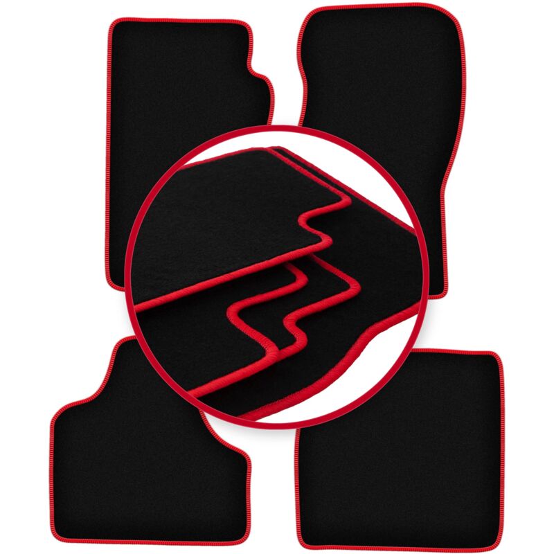 foto del prodotto tappetini auto carlux red per dodge nitro suv 2006 2011 