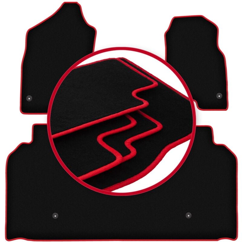 foto del prodotto tappetini auto carlux red per dodge ram 1500 lungo 2019 
