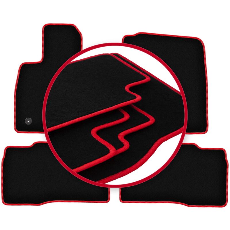 foto del prodotto tappetini auto carlux red per ford explorer mk6 su625 suv 2020 