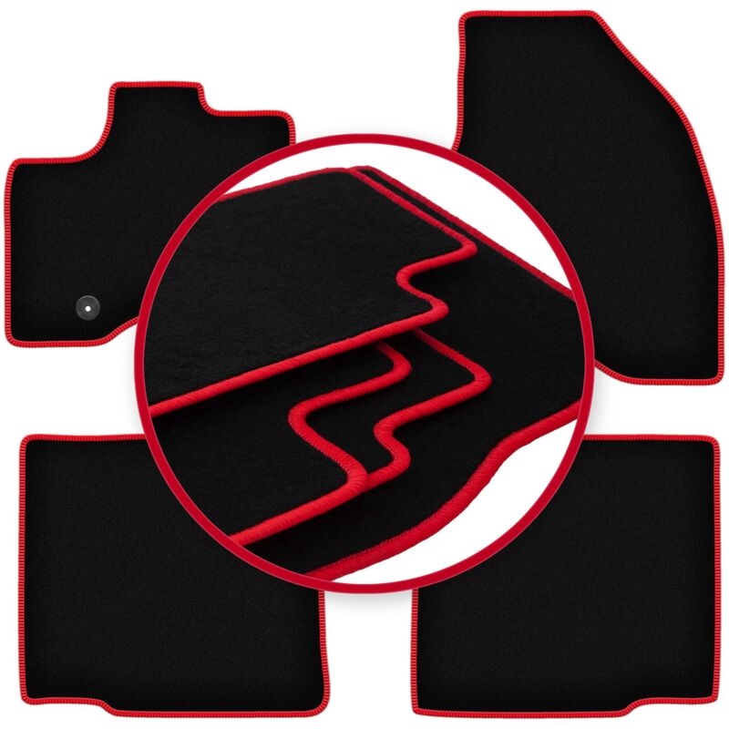 foto del prodotto tappetini auto carlux red per ford explorer piccola guidatore 0 