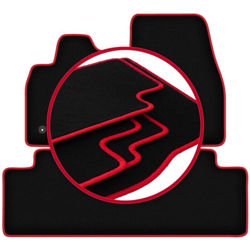 foto del prodotto tappetini auto carlux red per ford mustang mach e 0 2020 