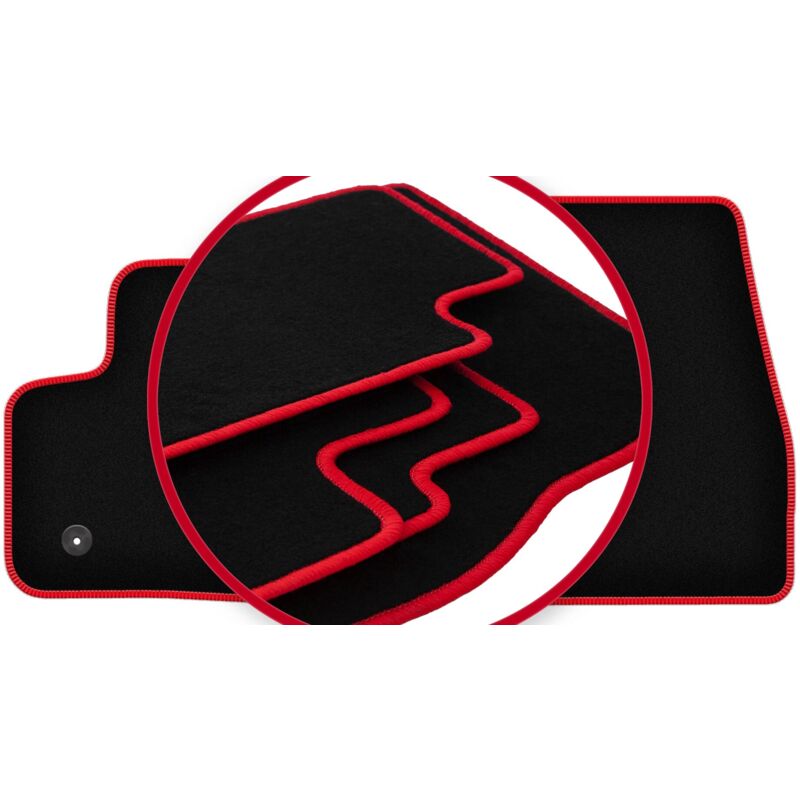 foto del prodotto tappetini auto carlux red per ford transit connect furgone 2013 2017 