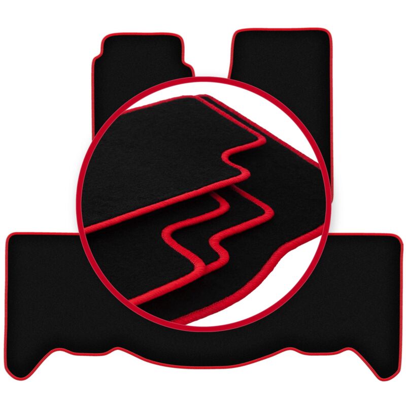 foto del prodotto tappetini auto carlux red per jeep grand cherokee zj fuoristrada 1998 2005 