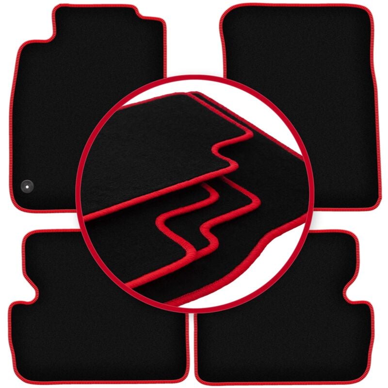 foto del prodotto tappetini auto carlux red per lexus is ii berlina 2005 2013 