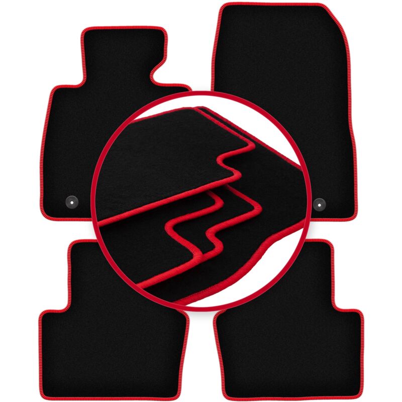 foto del prodotto tappetini auto carlux red per mazda cx 3 crossover 2015 