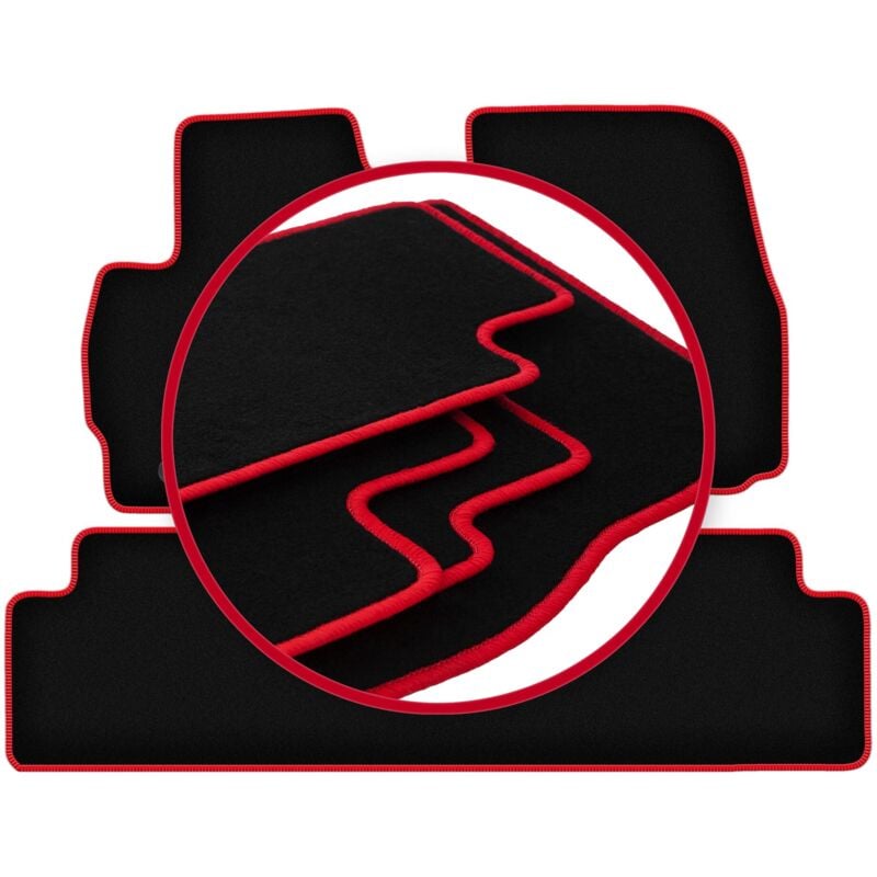 immagine 0 del prodotto tappetini auto carlux red per mazda premacy ii minivan 2005 2010 