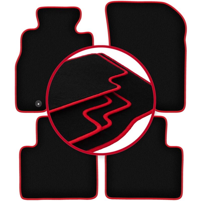 foto del prodotto tappetini auto carlux red per mazda xedos 9 berlina 1993 2001 