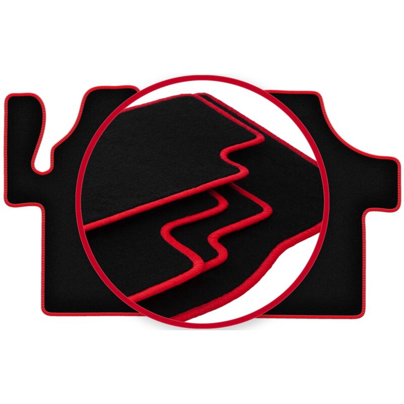 foto del prodotto tappetini auto carlux red per mercedes viano w639 furgone per consegne 2003 2014 