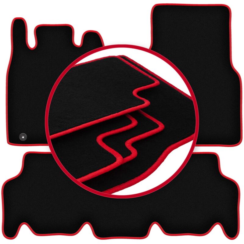 foto del prodotto tappetini auto carlux red per mercedes w168 con portellone posteriore 1997 2004 