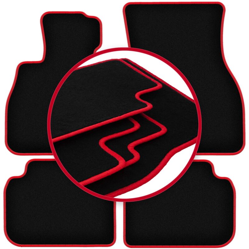 foto del prodotto tappetini auto carlux red per mini clubman f 54 hatchback 2015 