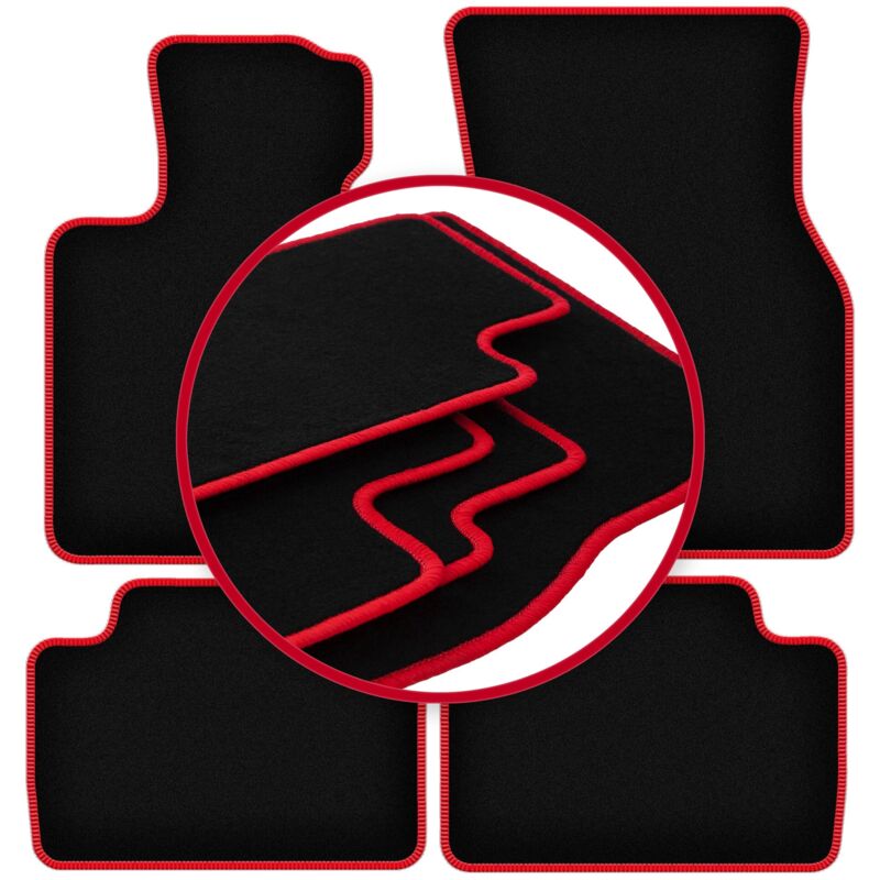 foto del prodotto tappetini auto carlux red per mini cooper f55 5 porte 2014 