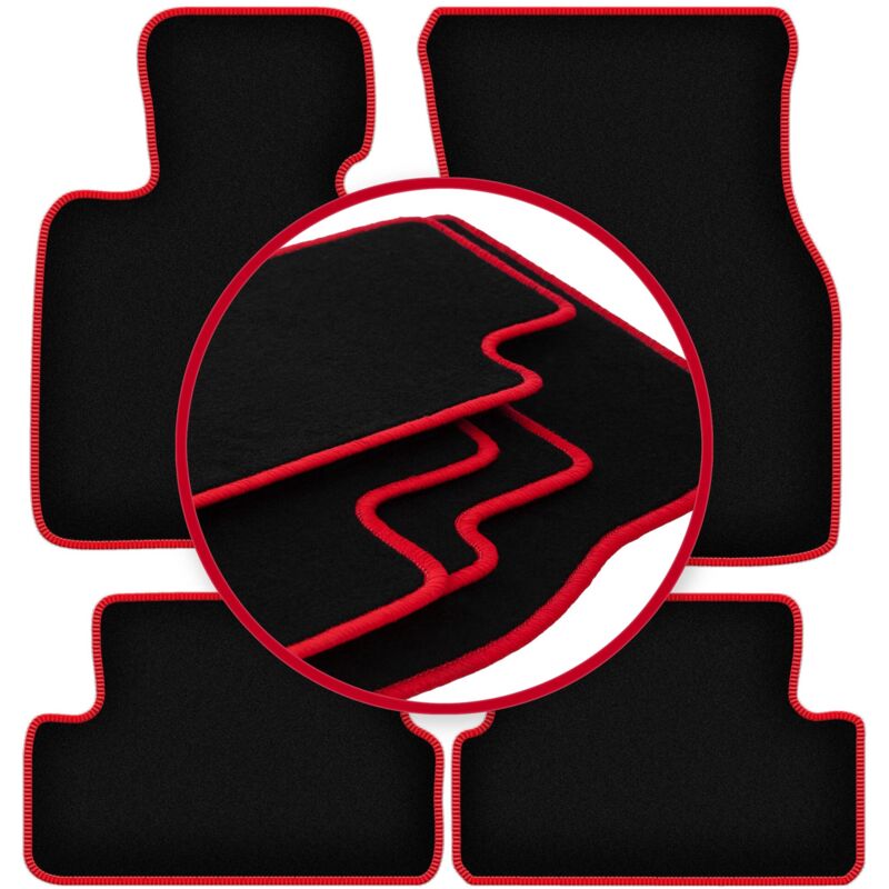 foto del prodotto tappetini auto carlux red per mini cooper f57 decappottabile 2014 