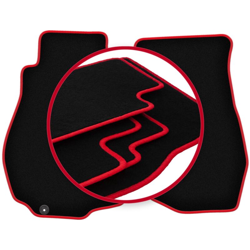 foto del prodotto tappetini auto carlux red per nissan 350z coup 2003 2009 