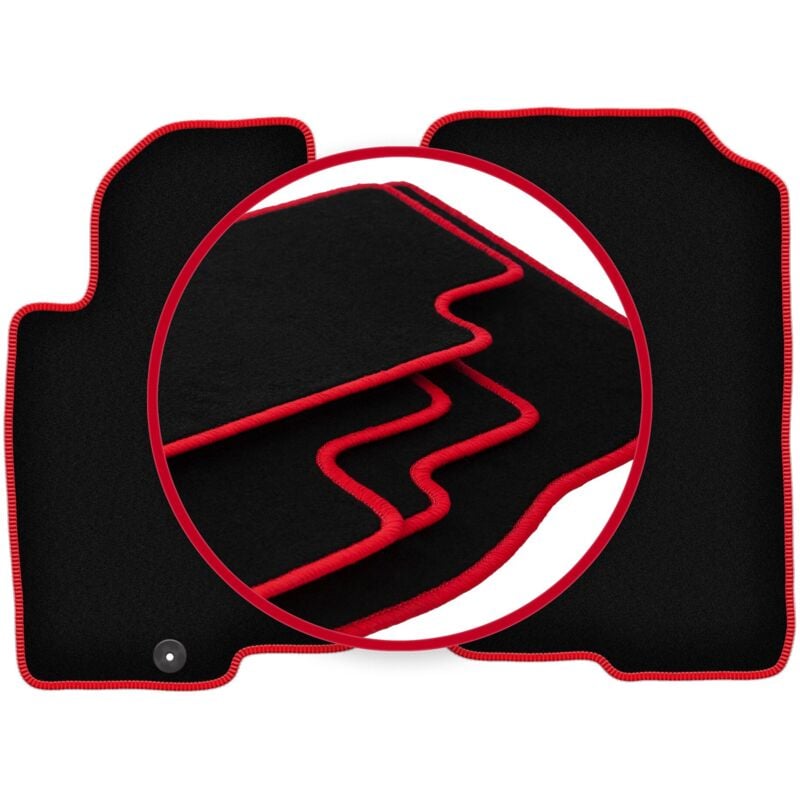 foto del prodotto tappetini auto carlux red per nissan pathfinder r51 suv 2005 