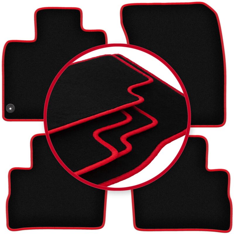 foto del prodotto tappetini auto carlux red per nissan qashqai iii mhev suv 2021 