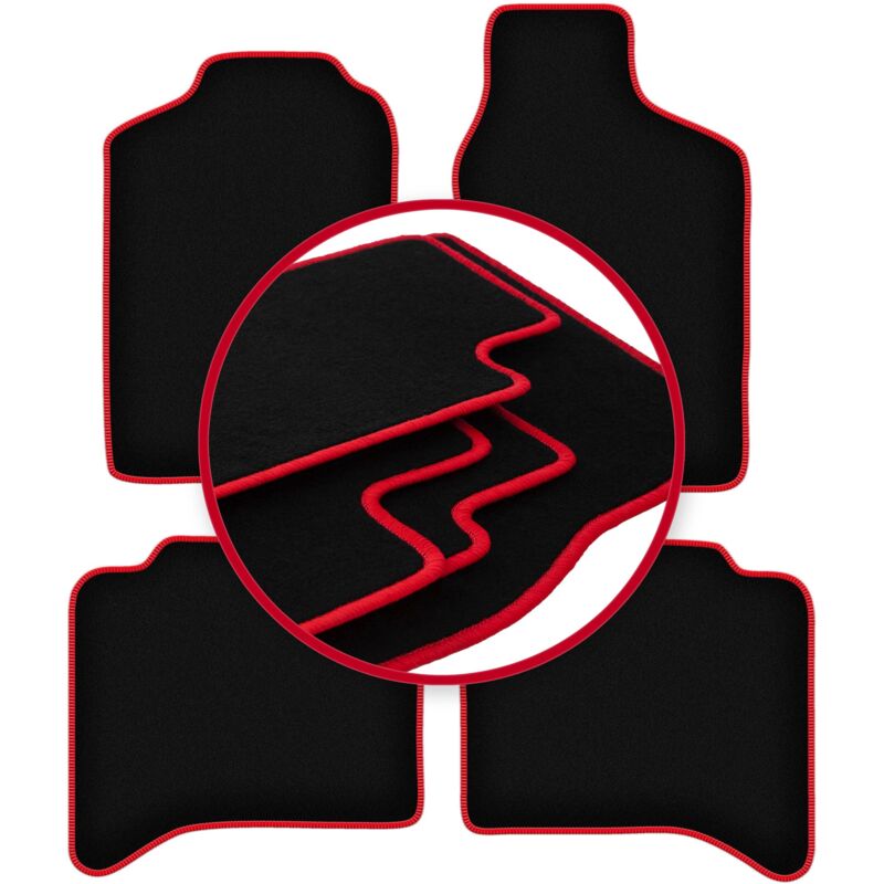 foto del prodotto tappetini auto carlux red per opel frontera b 5 porte 1998 2006 