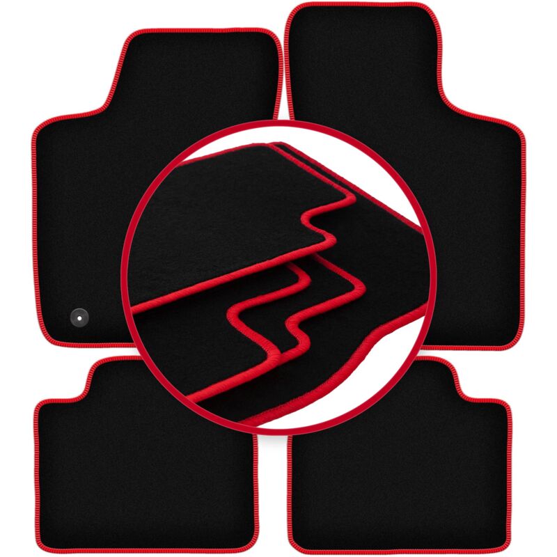 foto del prodotto tappetini auto carlux red per opel tigra a coup 1994 2002 