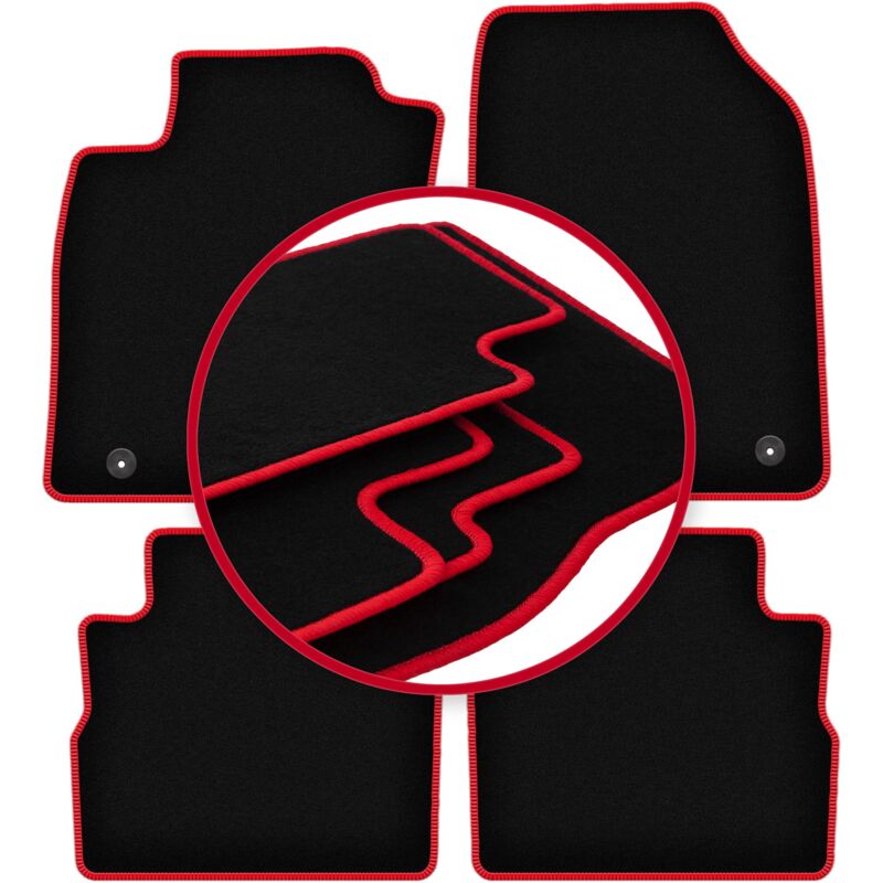 foto del prodotto tappetini auto carlux red per opel vectra c station wagon 2003 2008 