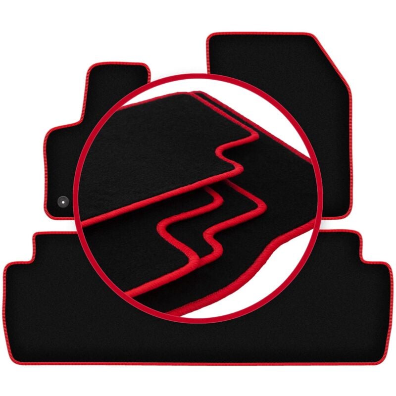 foto del prodotto tappetini auto carlux red per peugeot 4008 ii crossover 2016 