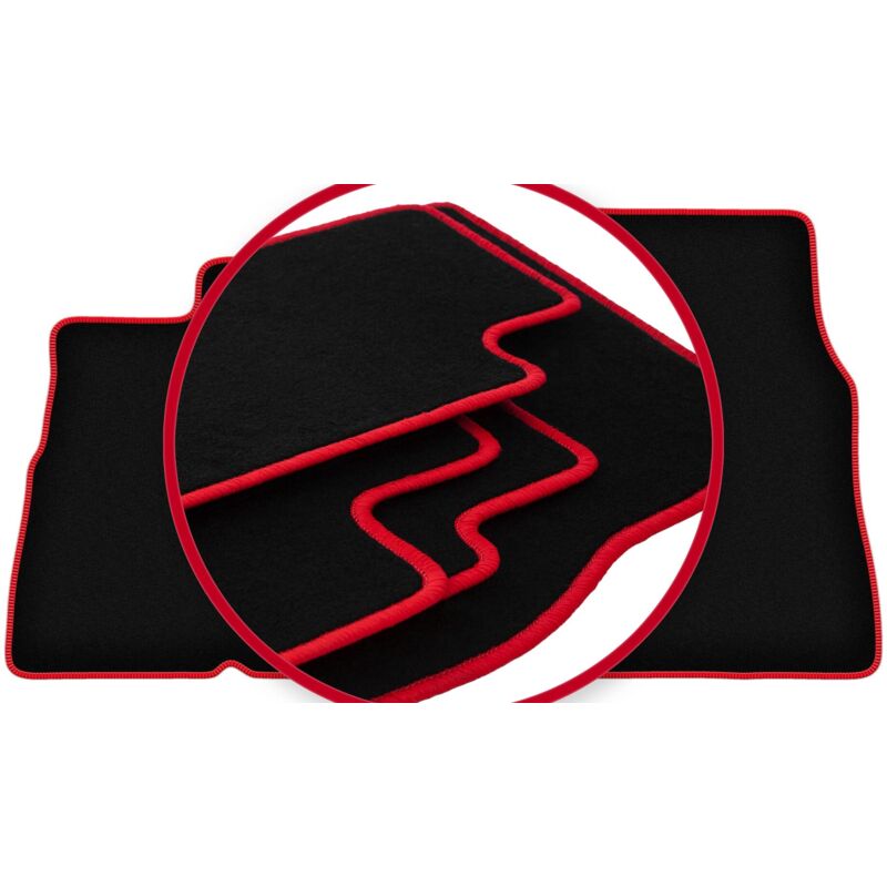 foto del prodotto tappetini auto carlux red per peugeot boxer i furgone 1994 2006 