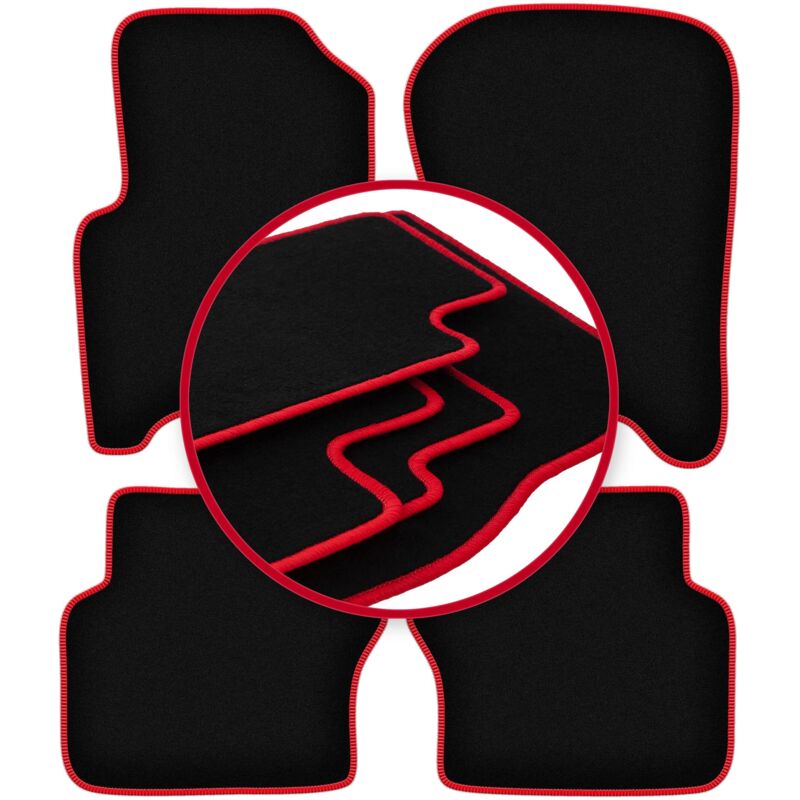 foto del prodotto tappetini auto carlux red per range rover sport i suv 2005 2012 