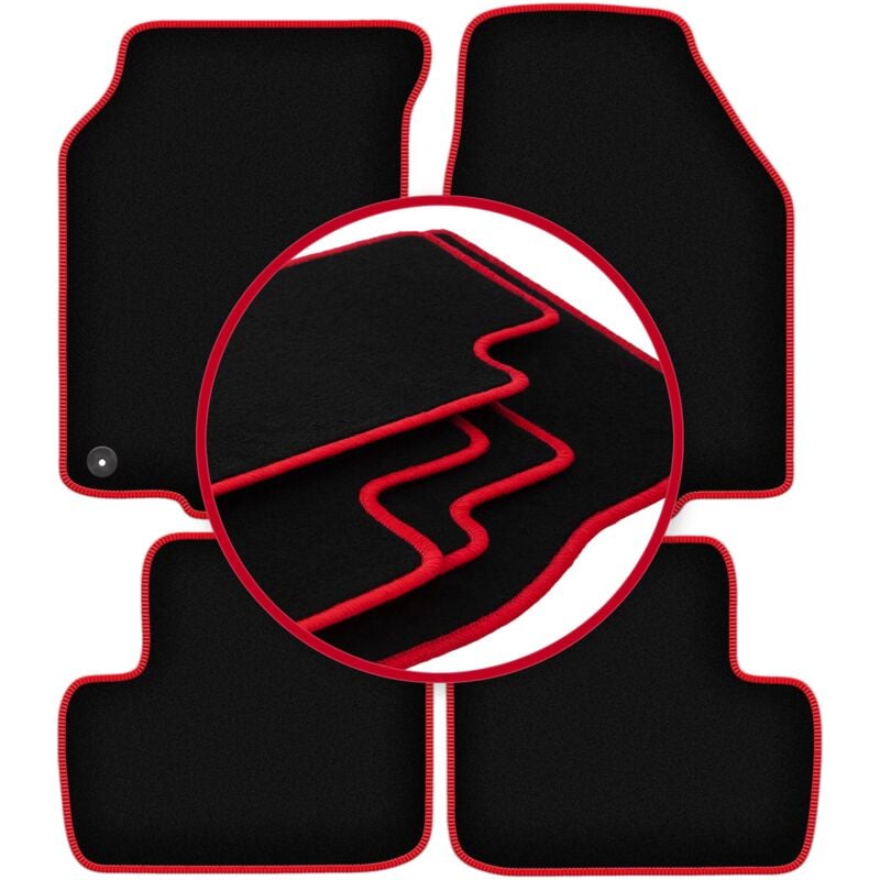 foto del prodotto tappetini auto carlux red per rover 25 hatchback 1999 2005 