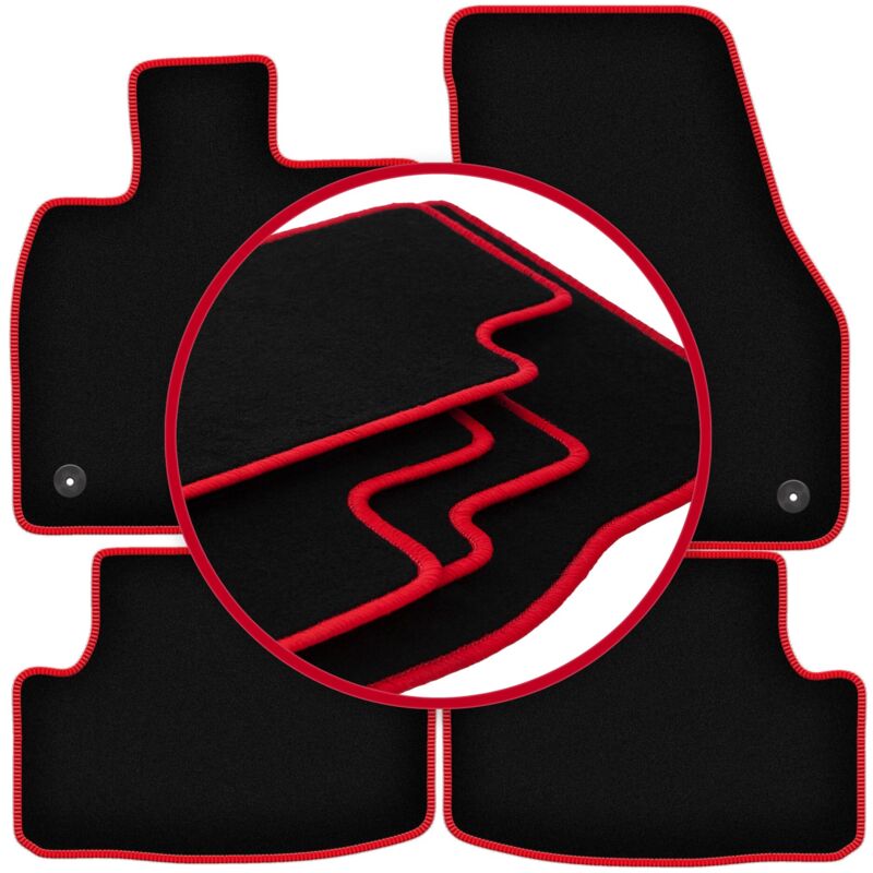 foto del prodotto tappetini auto carlux red per seat ateca crossover 2016 