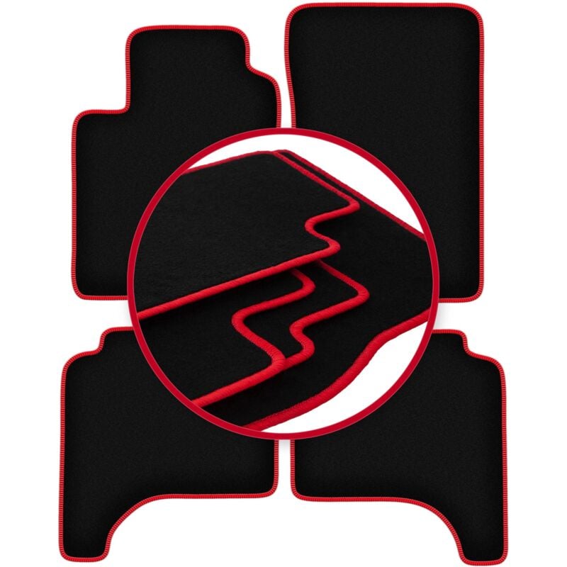 foto del prodotto tappetini auto carlux red per suzuki grand vitara i 5 porte 1998 2005 