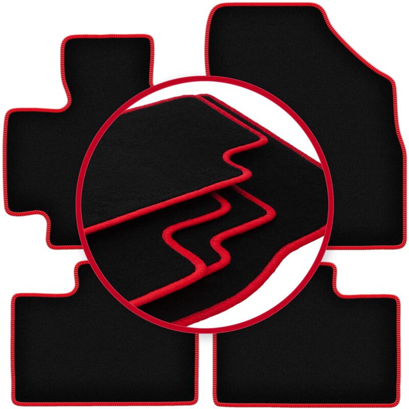 foto del prodotto tappetini auto carlux red per suzuki ignis iii hatchback 2015 