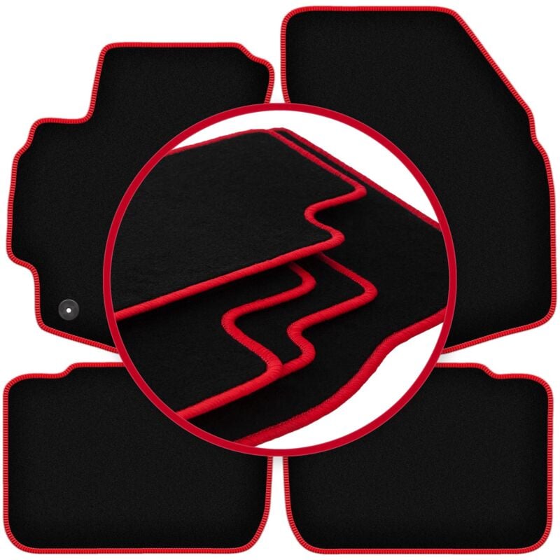 foto del prodotto tappetini auto carlux red per suzuki liana fl hatchback, berlina 2005 2008 