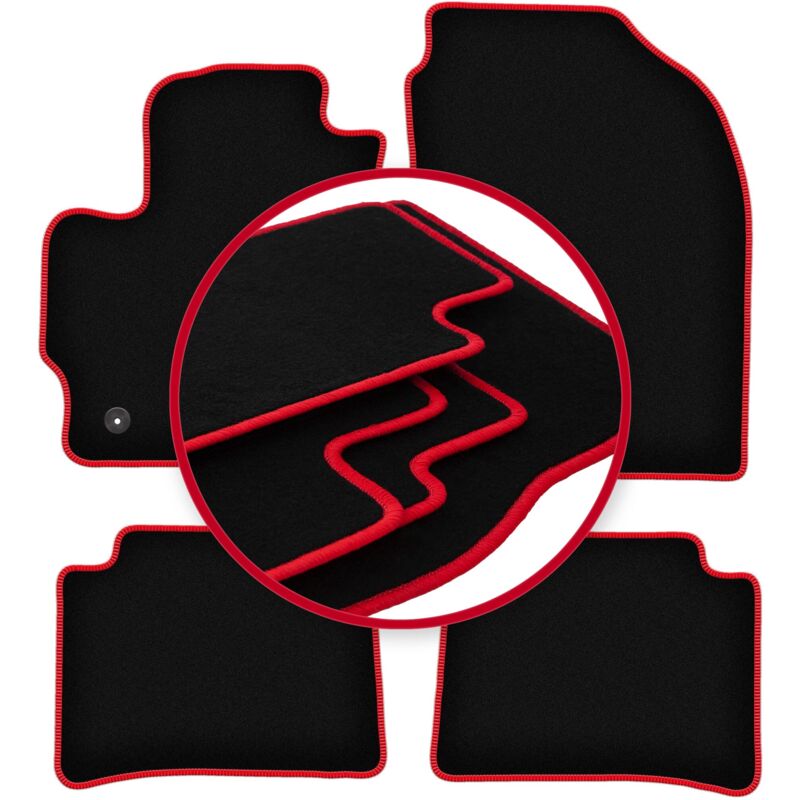 foto del prodotto tappetini auto carlux red per suzuki swace kombi 2020 