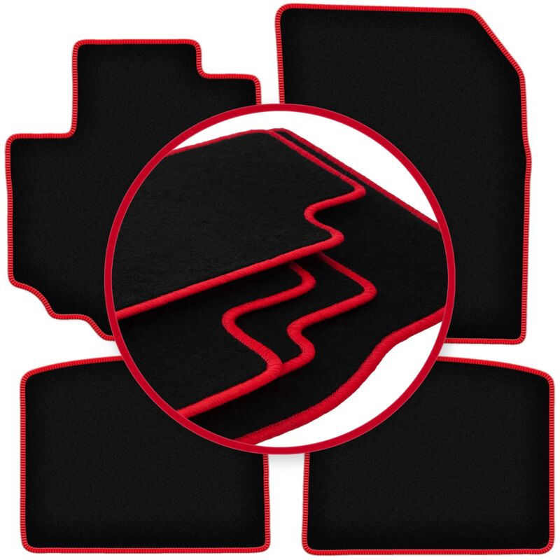 foto del prodotto tappetini auto carlux red per suzuki sx 4 s cross crossover 2013 