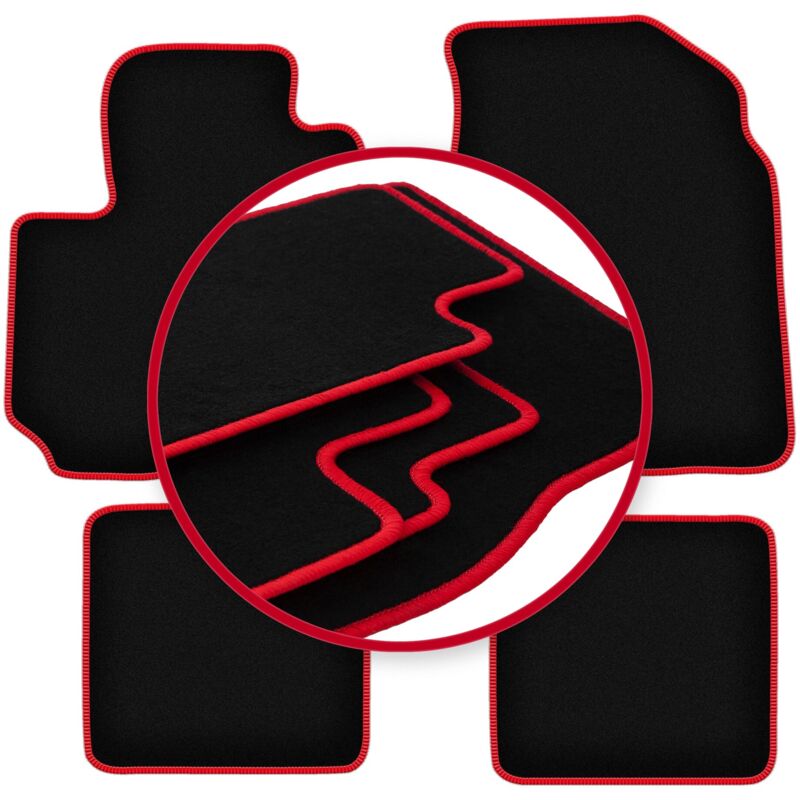 foto del prodotto tappetini auto carlux red per toyota rav4 ii fl 3 porte 2003 2005 
