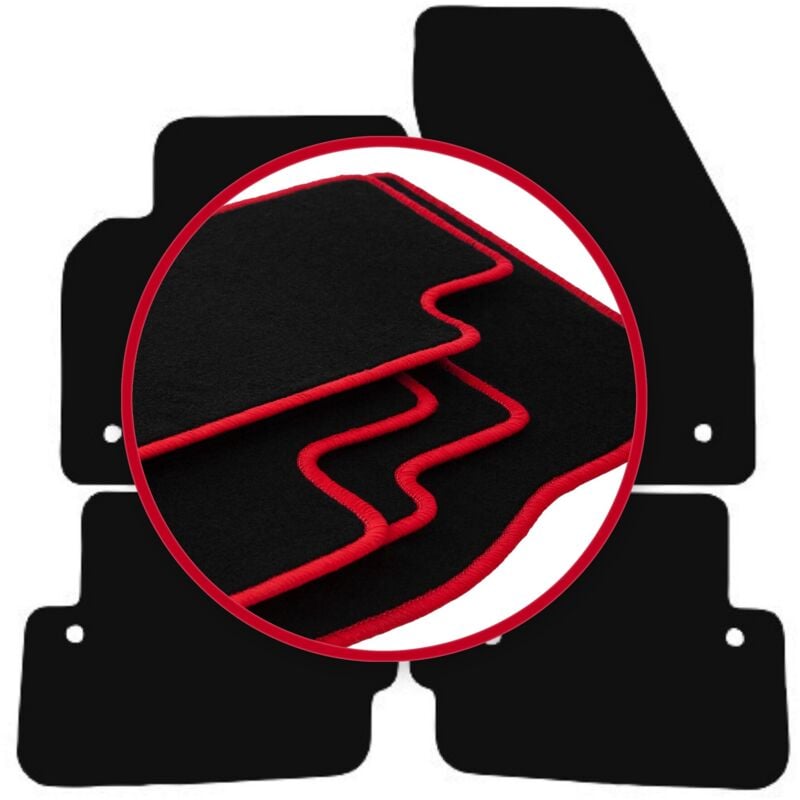 foto del prodotto tappetini auto carlux red per volvo c70 ii coup 2005 2013 