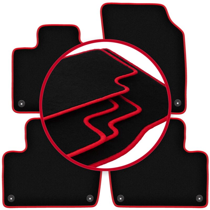 foto del prodotto tappetini auto carlux red per volvo xc90 ii suv 2015 