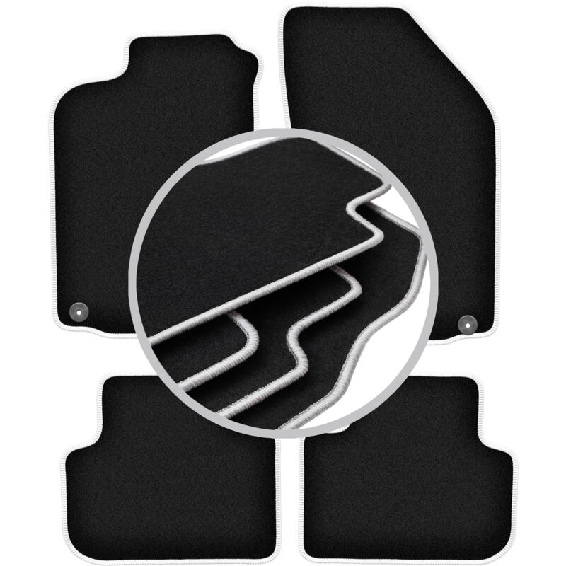 foto del prodotto tappetini auto carlux silver per alfa romeo 147 hatchback 2000 2010 