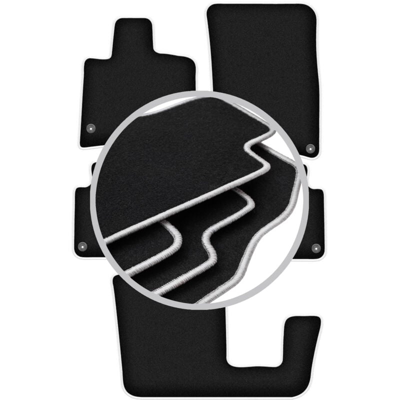 foto del prodotto tappetini auto carlux silver per audi q7 i 4l suv 2005 2015 