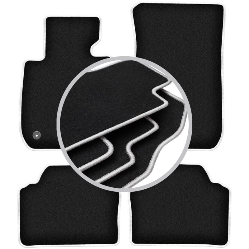 foto del prodotto tappetini auto carlux silver per bmw 3 e91 station wagon, touring 2004 2011 